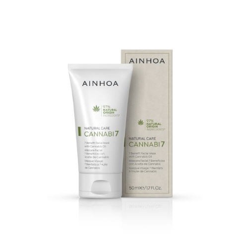 AINHOA 7 Benefit Cannabis Facial Mask with Cannabis Oil 50 ml