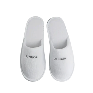 Ainhoa White Slippers