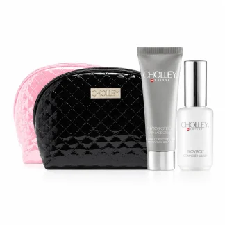 BEAUTY BAG PINK - CHOLLEY SATIN ACE CREAM+ BIOVISOL COMPLEXE HUILEUX