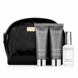 BEAUTY BAG PINK - EDELWEISS CREAM+ BIOVISOL COMPLEXE + BIOREGENE LAIT