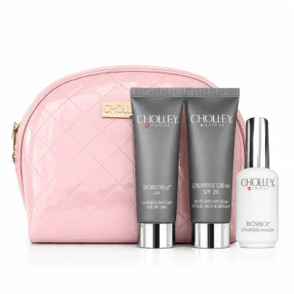 BEAUTY BAG PINK - EDELWEISS CREAM+ BIOVISOL COMPLEXE + BIOREGENE LAIT