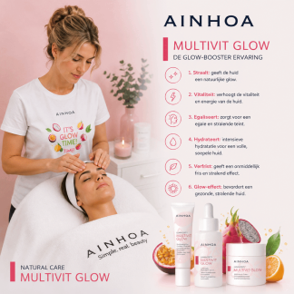 AINHOA Multivit Glow starterspakket met cabine- en retailproducten