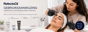 RefectoCil gebruiksaanwijzing voor het verven van wenkbrauwen