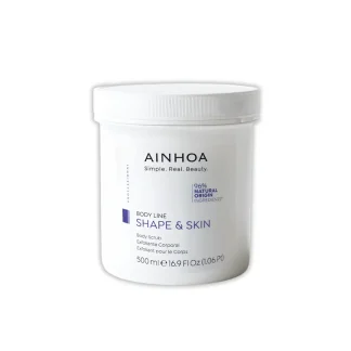 AINHOA SHAPE SKIN lichaamsscrub voor een gladde en zachte huid.