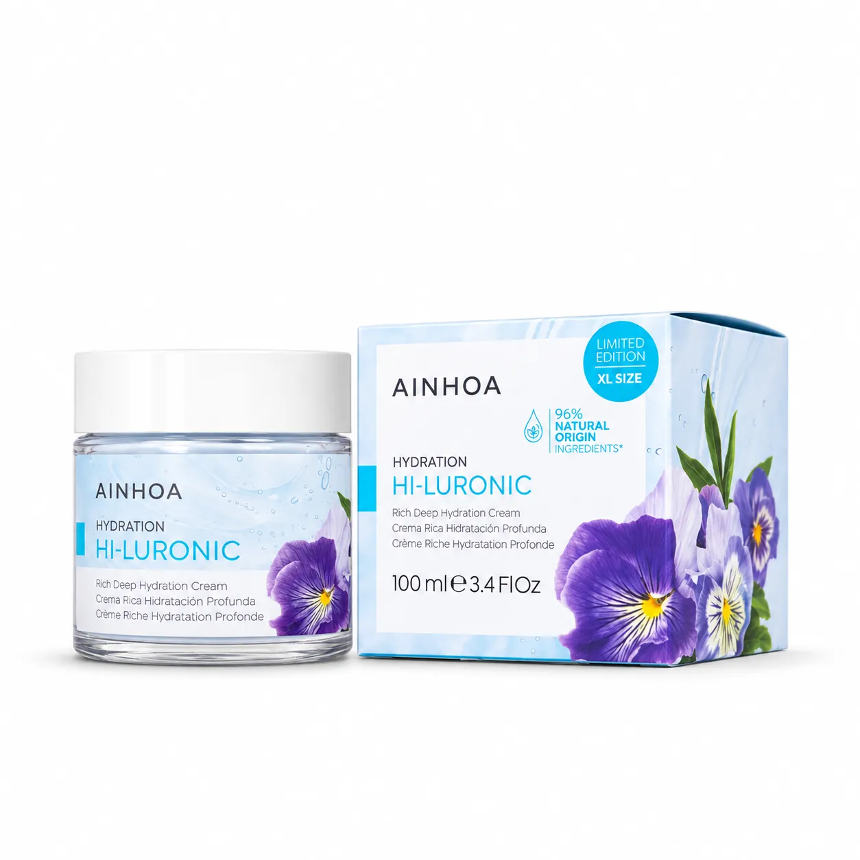 Ainhoa Hi-luronic Rich Deep Hydration Cream 100 ml | XL