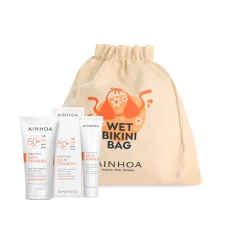 Ainhoa Skin Primers Very High Protection Facial Emulsion SPF50 - Bikini Bag Set