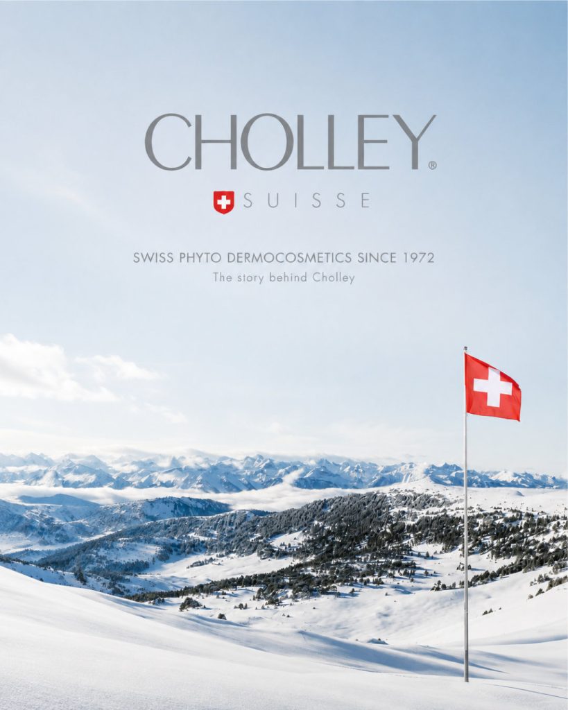 CHOLLEY is een professioneel Zwitsers huidverzorgingsmerk dat sinds 1972 werkt aan hoogwaardige
